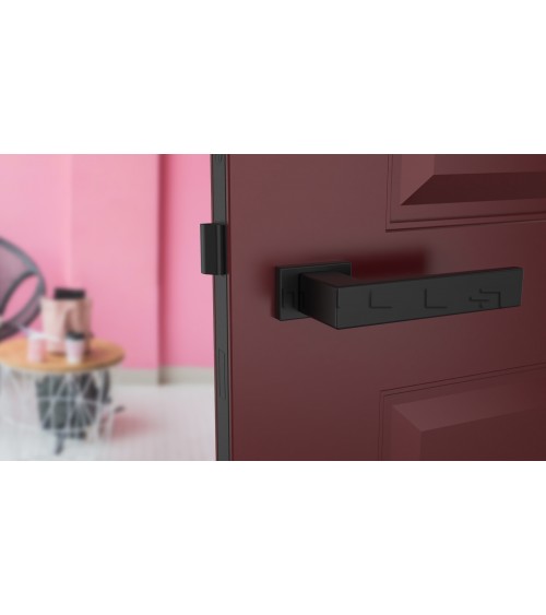 Maniglia per porta nera PINA maniglia design
