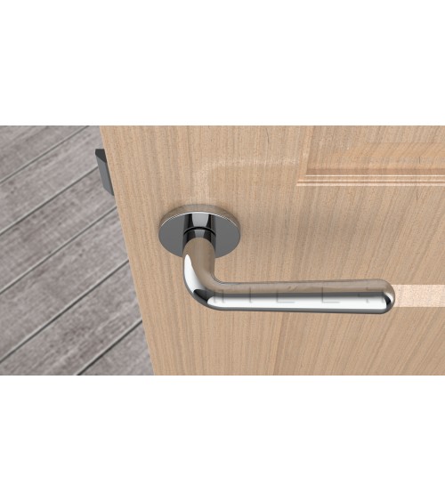 Maniglia per porta IRGA cromata lucida maniglia di design