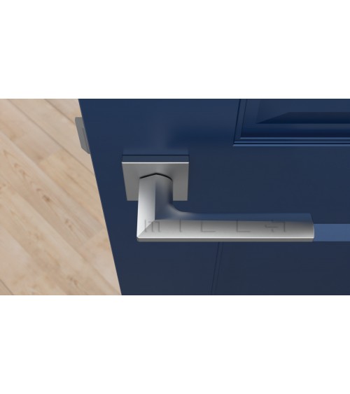 Maniglia per porta JASMINA cromata satinata maniglia design