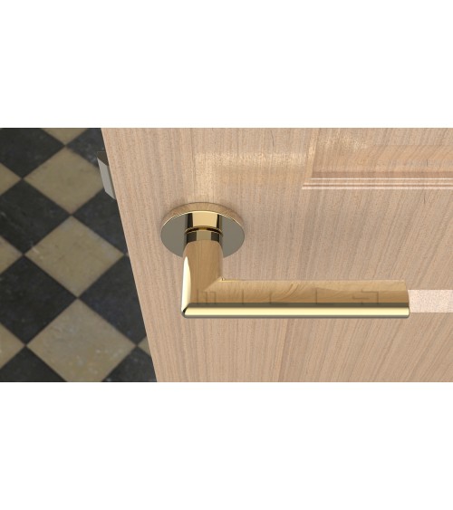 Maniglia per porta oro lucido KALMIA maniglia design