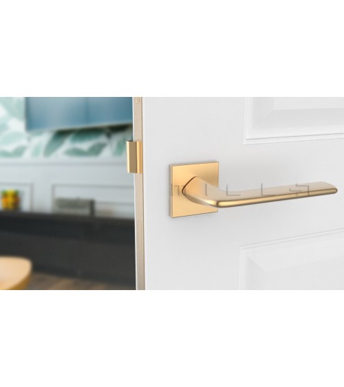 Maniglia per porta oro opaco LILA design