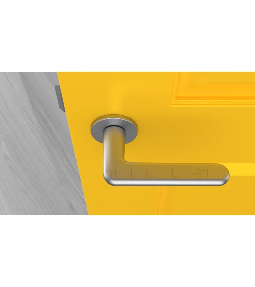 Maniglia per porta cromo satinato LIRA maniglia design