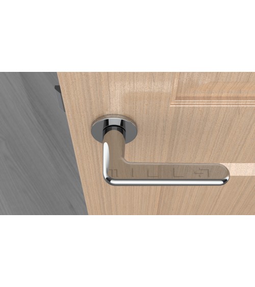 Maniglia per porta cromo lucido LIRA maniglia design