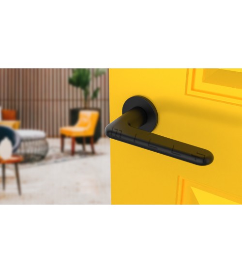 Maniglia porta nera LIRA design