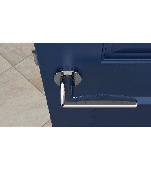 Maniglia per porta LUNA cromo lucido maniglia design