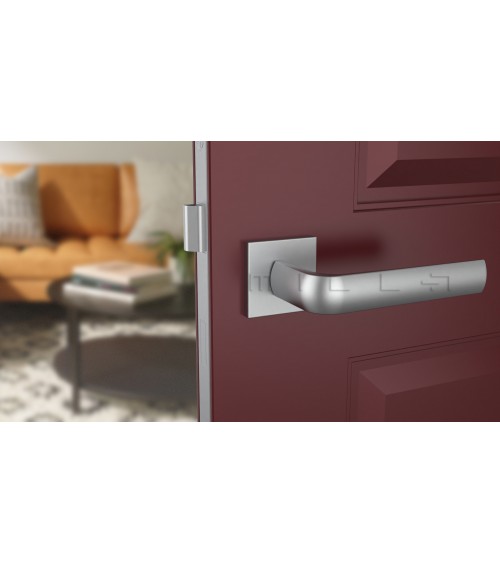 Maniglia per porta cromo satinato MELA maniglia design