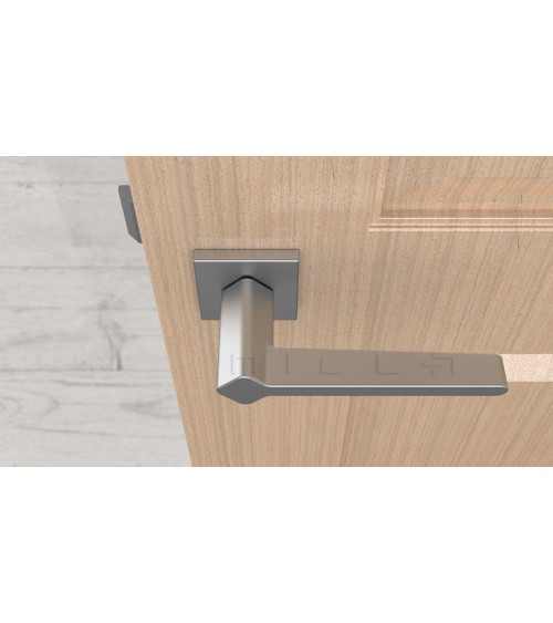 Maniglia per porta colore cromo lucido NINFEA maniglia design