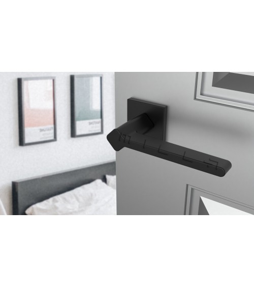 Maniglia per porta colore nero NINFEA maniglia design
