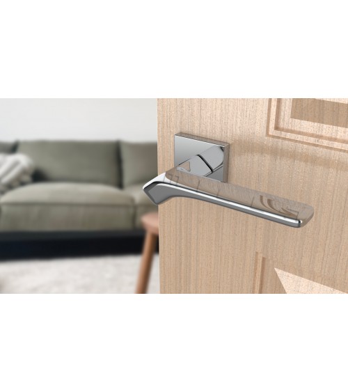 Maniglia per porta cromo lucido BERGERIA ferramenta design