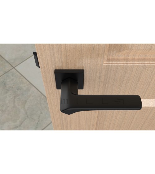 Maniglia per porta nera BERGERIA ferramenta design