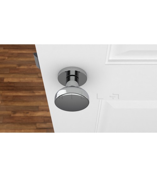 Pomolo per porta nero MESA Rotondo mobile - maniglia design