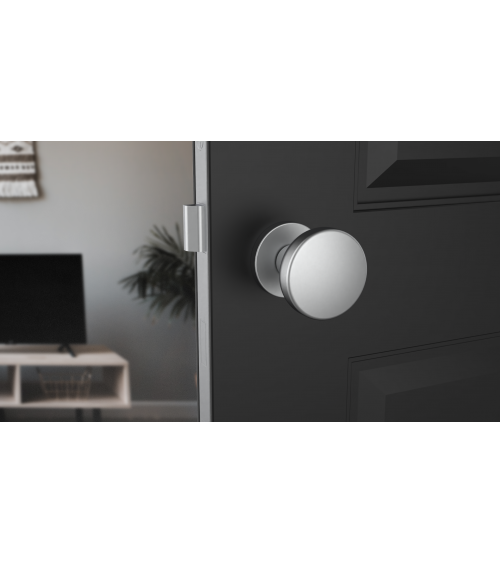 Pomolo per porta nero MESA Rotondo mobile - design maniglia