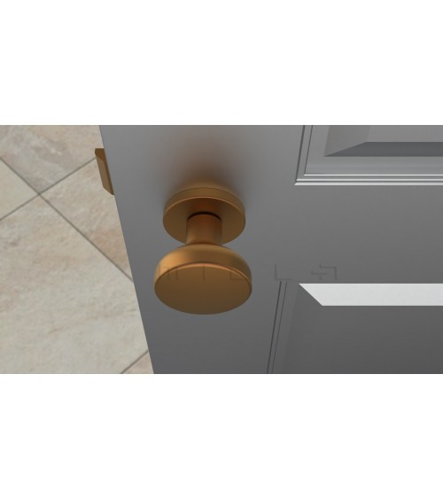 Pomolo per porta nero MESA Rotondo mobile - maniglia design