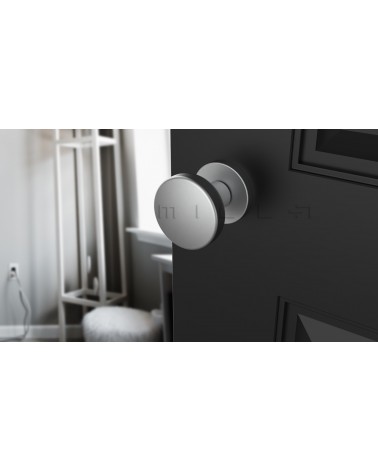 Pomello porta Cromo satinato MESA Rotondo mobile