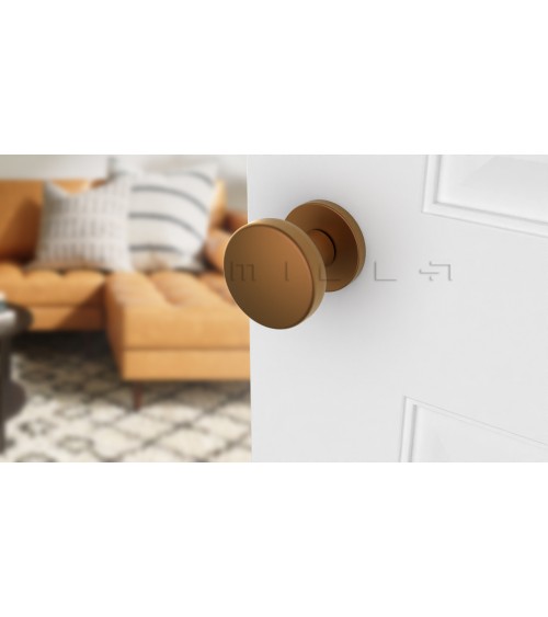 Pomolo per porta nero MESA Rotondo mobile - maniglia design