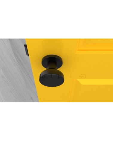 Pomolo per porta nero MESA Tondo mobile