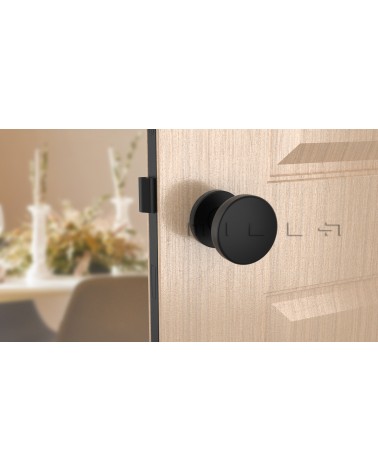 Pomolo per porta nero MESA Tondo mobile