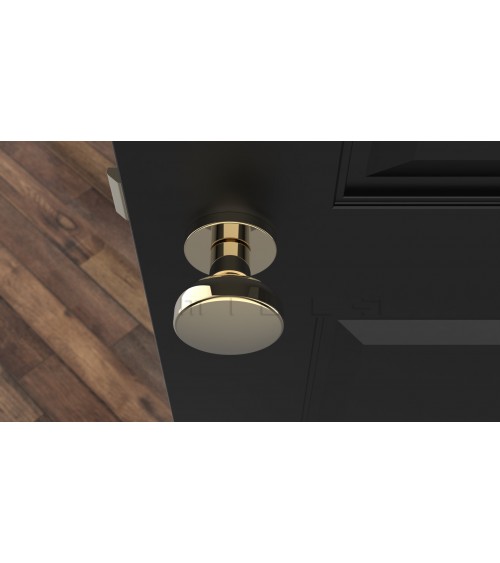 Pomolo per porta nero MESA Rotondo mobile - maniglia design