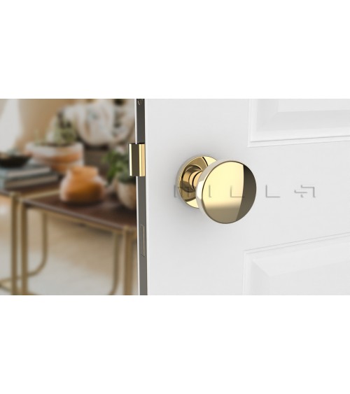 Pomolo per porta nero MESA Rotondo mobile - maniglia design