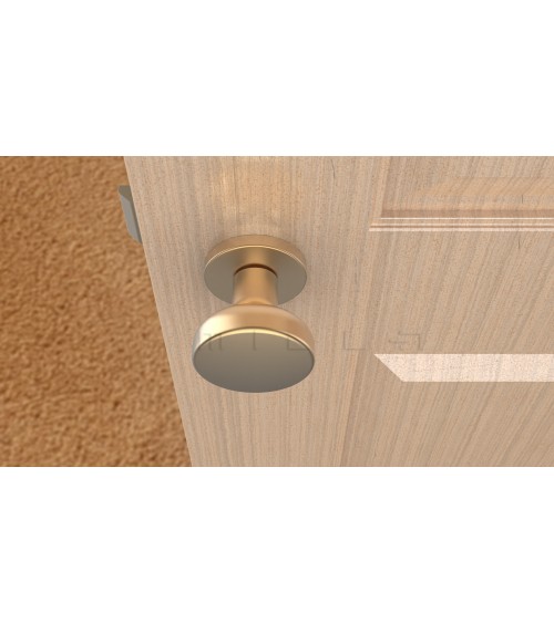 Pomolo per porta nero MESA Rotondo mobile - maniglia design