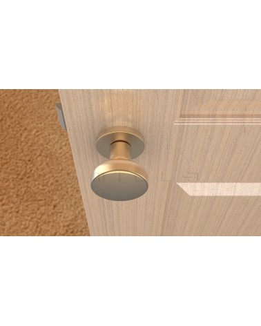 Pomello per porta Oro opaco MESA Rotondo mobile