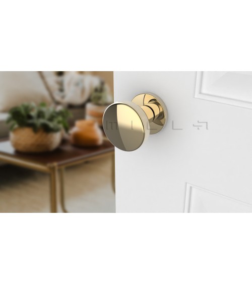 Pomolo per porta nero MESA Rotondo mobile - maniglia design