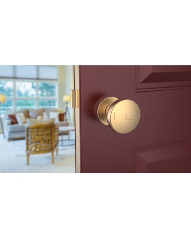 Pomello per porta Oro opaco MESA Rotondo mobile