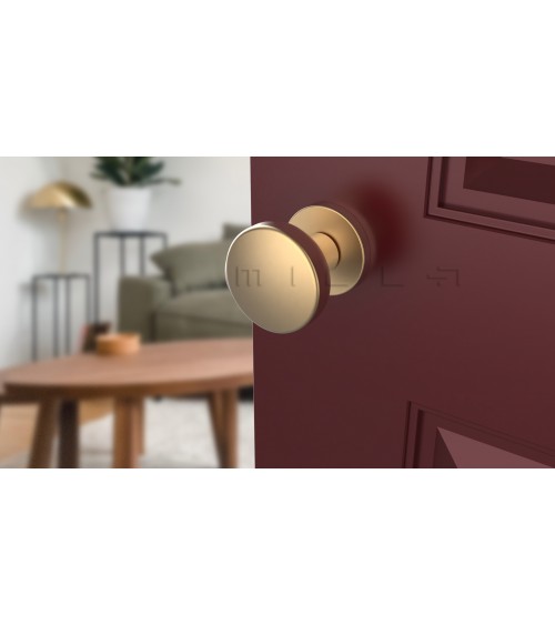 Pomolo per porta nero MESA Rotondo mobile - maniglia design