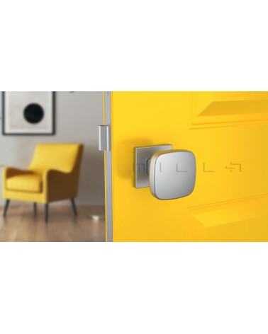 Pomolo per porta Cromo spazzolato KIAMA quadrato - maniglia design