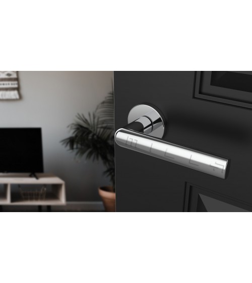 Maniglia per porta cromo lucido SILENA ferramenta design