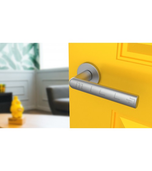Maniglia per porta cromo satinato SILENA maniglia design