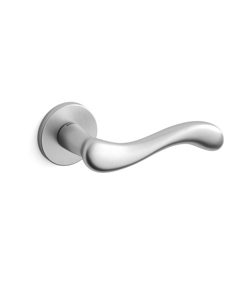 Maniglia per porta cromo satinato Mandelli Ande maniglia design