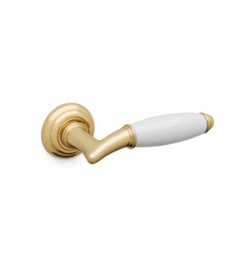 Maniglia per porta oro lucido Mandelli Melody maniglia design
