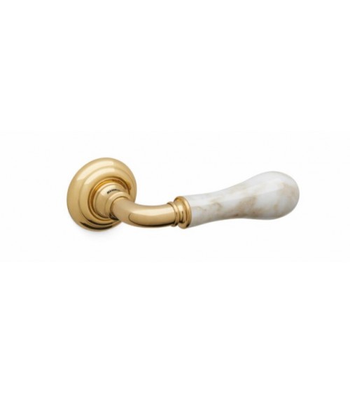 Maniglia per porta in ottone Mandelli Naxos maniglia design