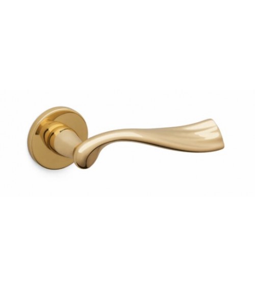 Maniglia porta oro lucido Mandelli River maniglia design