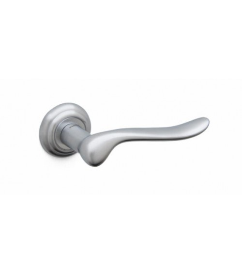 Maniglia porta cromo satinato Mandelli Rondò maniglia design