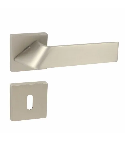Maniglia per porta Buzz QR con rosetta a chiave L - ferramenta design