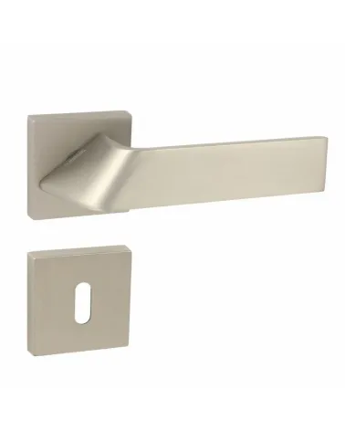 Maniglia per porta Buzz QR con rosetta a chiave L - ferramenta design