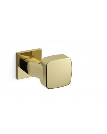 Pomello porta oro lucido Mandelli Carrè maniglia design