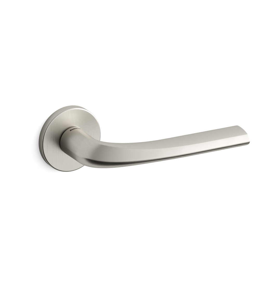 Maniglia per porta nichel satinato Mandelli Filo maniglia design
