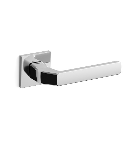 Maniglia per porta cromata lucida Mandelli Fenix ferramenta design