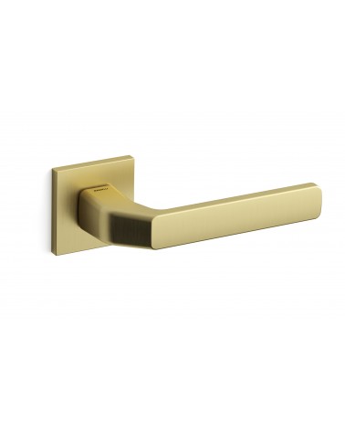 Maniglia per porta oro opaco Mandelli Fenix ferramenta design