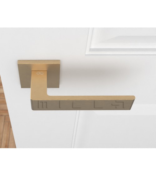 Maniglia per porta oro opaco Apollo maniglia design