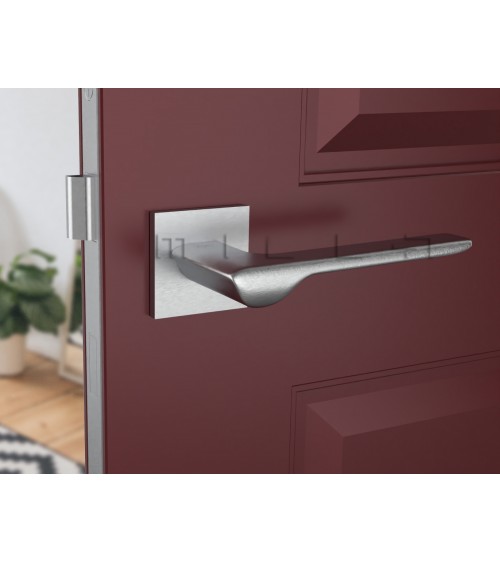 Maniglia per porta cromo spazzolato LIGNE design