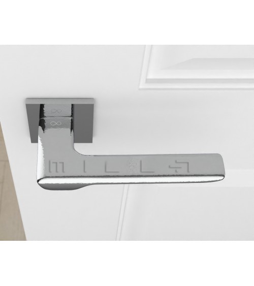Maniglia per porta cromo lucido LIGNE design