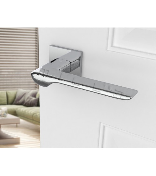 Maniglia per porta cromo lucido LIGNE design
