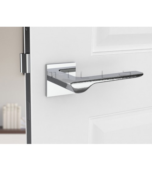 Maniglia per porta cromo lucido LIGNE design