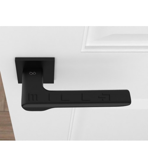 Maniglia per porta nera LIGNE design