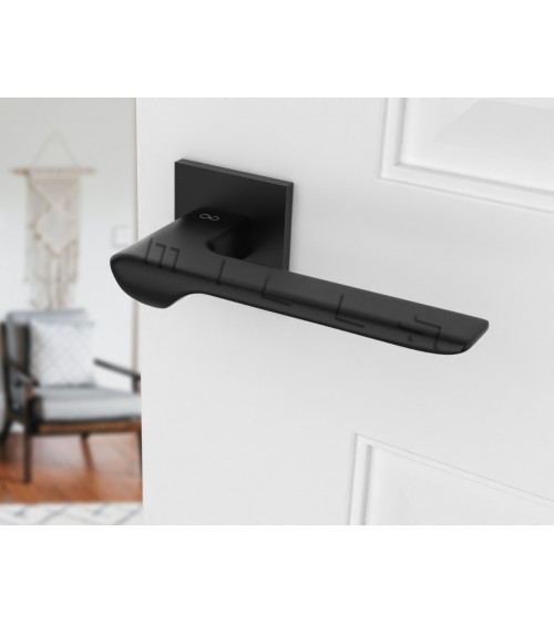 Maniglia per porta nera LIGNE design