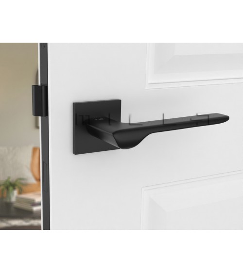 Maniglia per porta nera LIGNE design